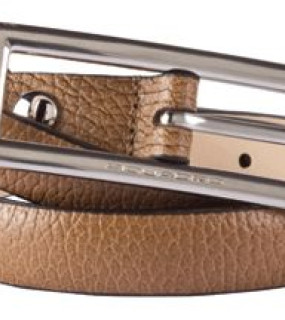 CINTURA DONNA SOTTILE CON FIBBIA AD ARDIGLIONE cm 115x2