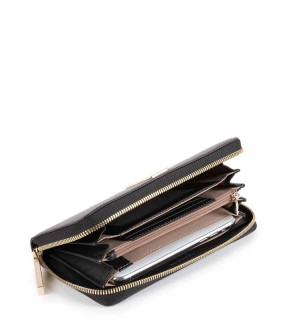 PORTAFOGLIO DONNA 4 SOFFIETTI CON ZIP cm 19x10x2,5