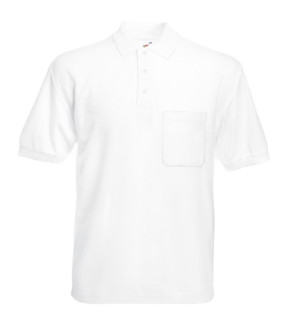 POLO PIQUET C/TASCHINO BIANCA