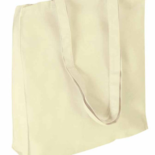 SHOPPER IN COTONE PESANTE (250 gr) CON SOFFIETTO cm 38x42x8