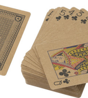 CARTE DA POKER IN CARTA RICICLATA, 54 CARTE