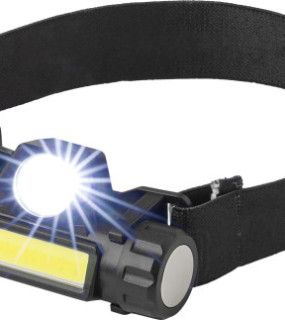 TORCIA DA ESPLORAZIONE RICARICABILE CON USB, 1 LUCE LED E 1 LUCE