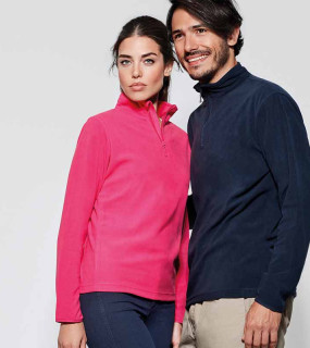 MICROPILE DONNA HIMALAYA WOMAN COLLO ALTO E MEZZA ZIP