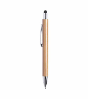 SFERA A SCATTO IN BAMBU' CON PUNTATORE TOUCH REFILL BLU
