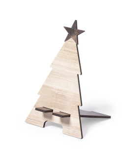 PORTACELLULARE A FORMA DI ALBERO DI NATALE cm. 14x9x7,7