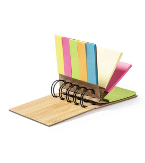 BLOCKNOTES IN BAMBOO cm 8,7x7,3x2,5