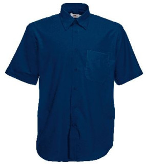 CAMICIA UOMO OXFORD MANICA CORTA COLORATA