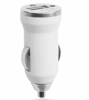 CARICABATTERIE PER AUTO CON INGRESSO USB
