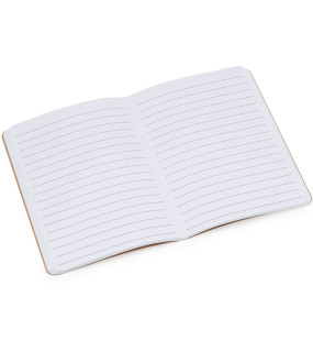 QUADERNO A RIGHE FORMATO A6 IN CARTONE RICICLATO 60 PAGINE