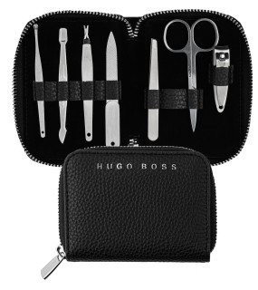 HUGO BOSS SET COMPLETO PER MANICURE IN PU 9x12x2,5 cm