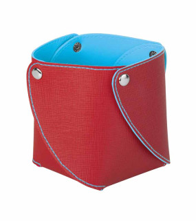 PORTAPENNE IN PU COLORATO CON ASTUCCIO cm 10x7 (chiuso)