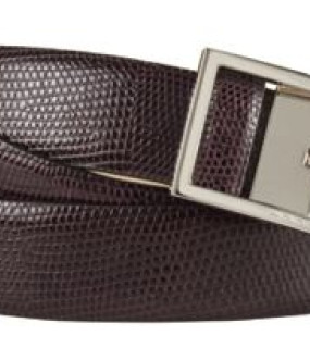 CINTURA DONNA IN PELLE STAMPATA LUCERTOLA cm 115x3