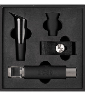 HUGO BOSS SET VINO IN ACCIAIO INOX