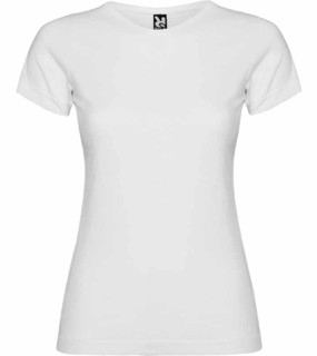T-SHIRT BAMBINA GIROCOLLO 100% COTONE BIANCA 160gr