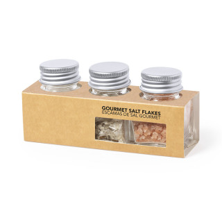 SET 3 VASETTI DI SALI GOURMET MADE IN EUROPE 12x5,5x3,9 cm